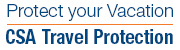 Get travel insurance from CSA Travel Protection